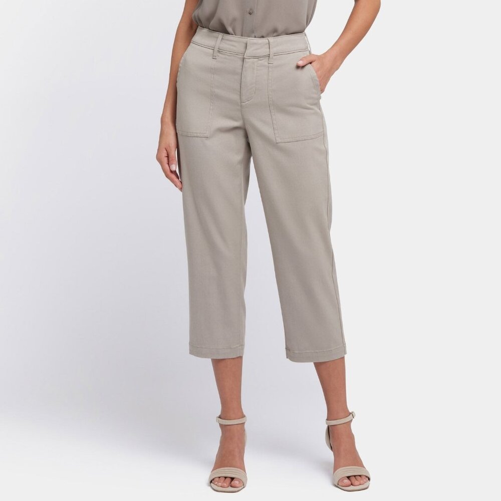 NWT NYDJ Women's Stretch Twill Utility Pants - Picture 7 of 7